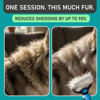 Dual-Sided Pet Grooming Comb for Dogs & Cats