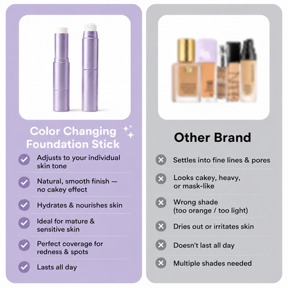 🔥Final 2 Hour 70% OFF🔥 Color Changing Foundation Stick